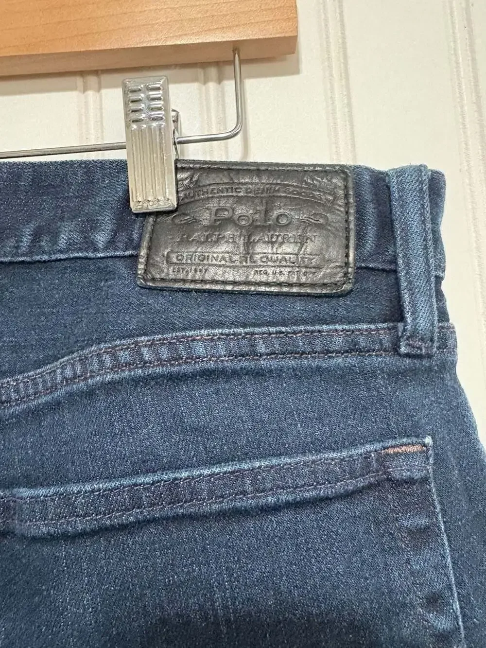 Polo Ralph Lauren Dark Wash Slim Straight Denim Jeans
